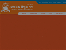 Tablet Screenshot of happykidsvalcea.ro